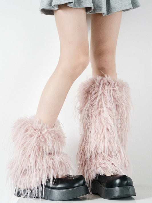 Y2K Fuzzy Leg Version 6 Short/Long Warmers Colors