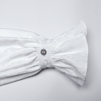 Goth Men's Collar Palace White Shirt Gorgeous Stand