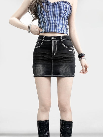 Rock Schwarz Glamorous Denim