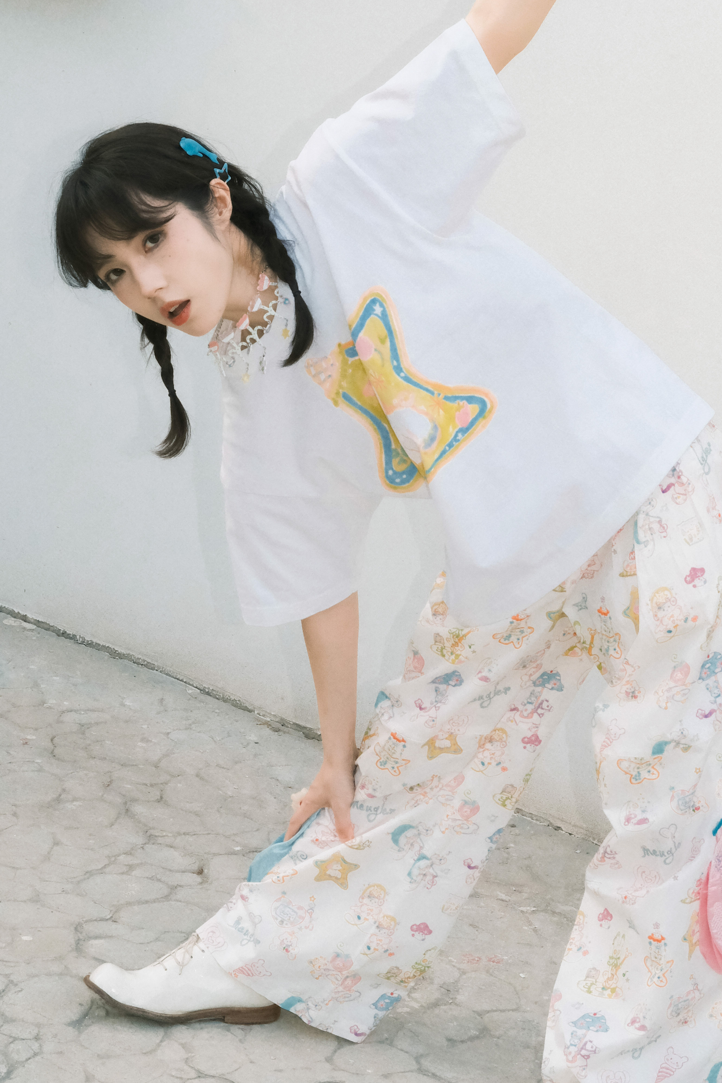 スタープリントTシャツラブ