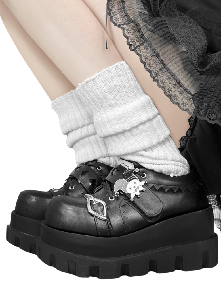 Poker Punk Plateauschuhe Clown