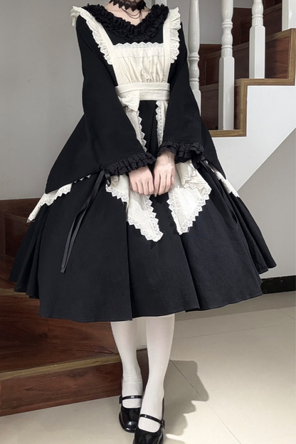 Apron Dress + Lolita Doll Gothic