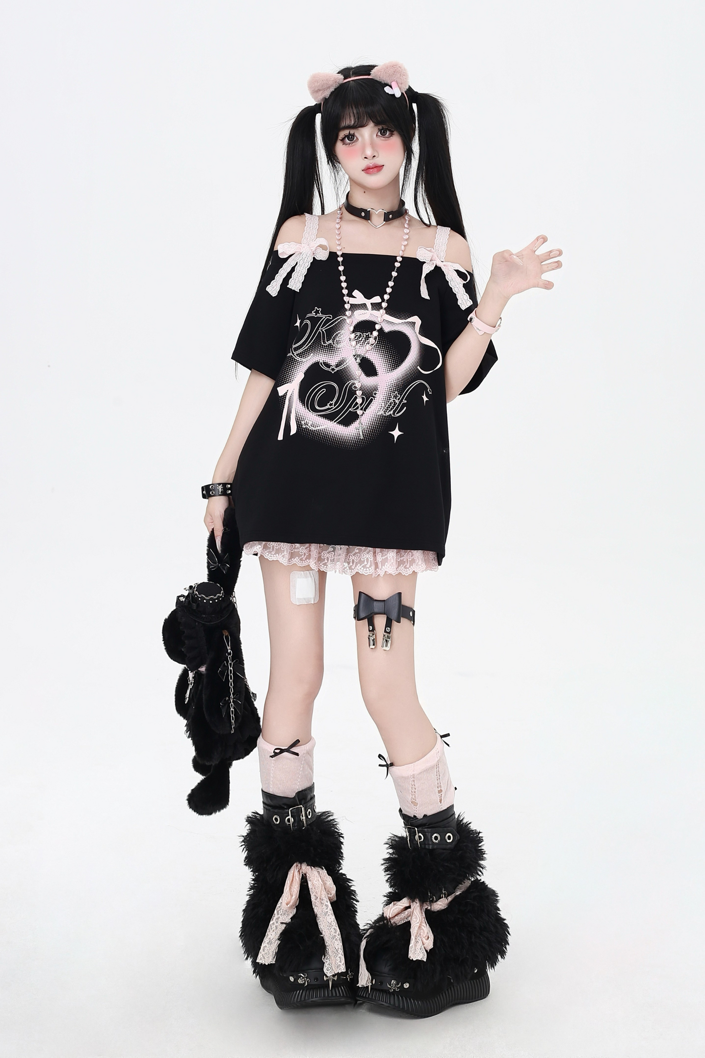 Sweet Top One Bow Shoulder