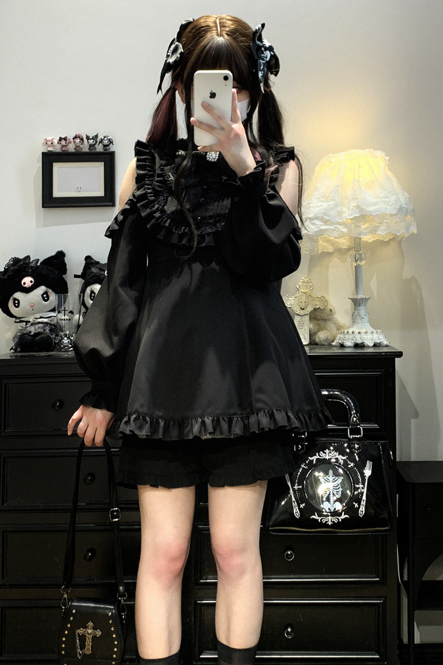 ラッフルプリンセス + オフショルダートップリボンショーツ