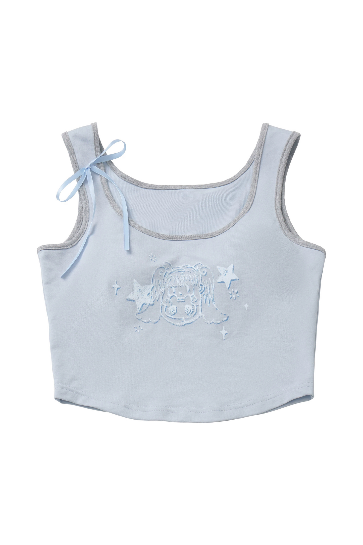 One-Shoulder-Top + Hose mit Schnürung