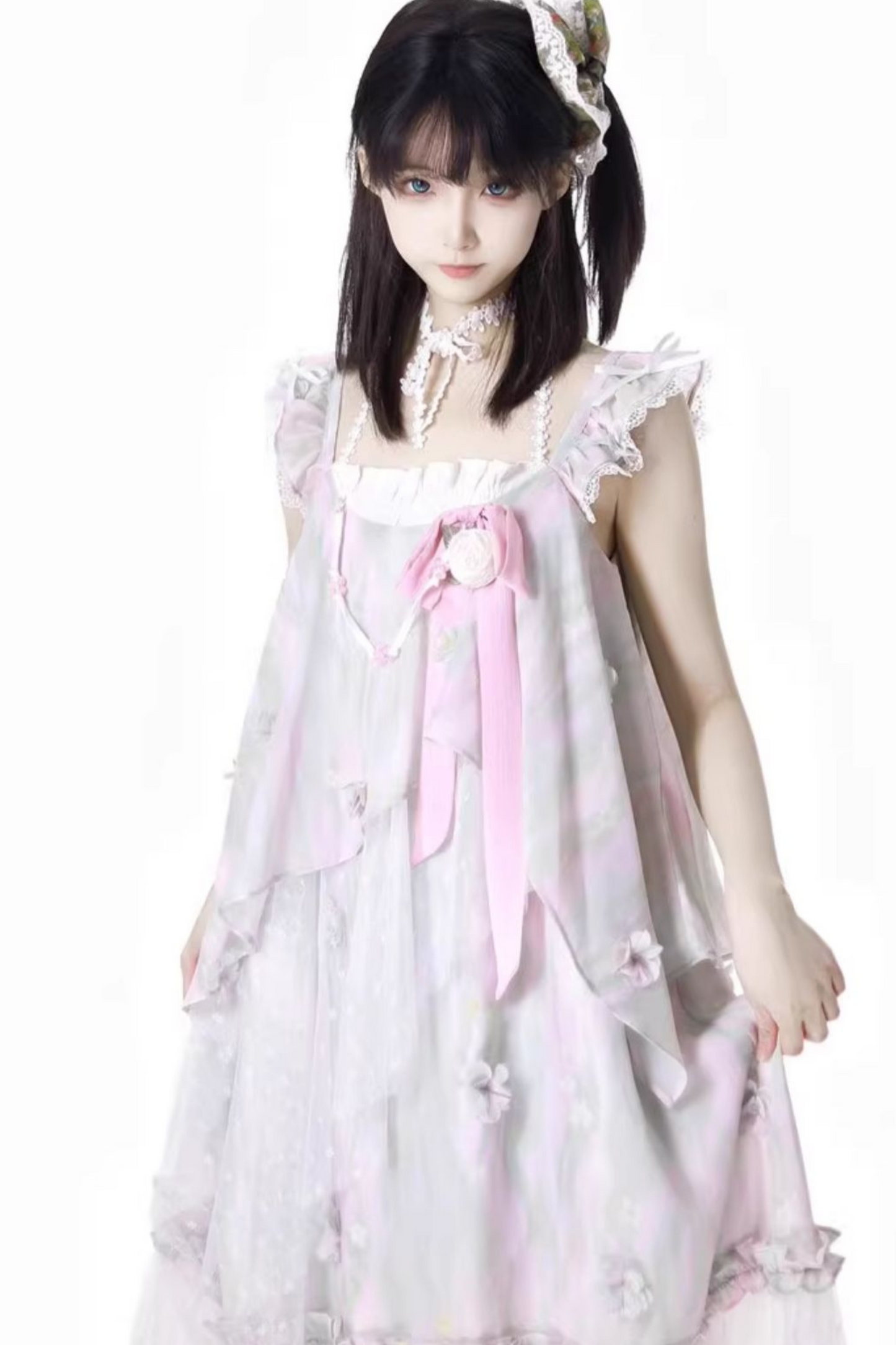 ショートパンツ + ブリス フローラル ノースリーブ トップ ドレス