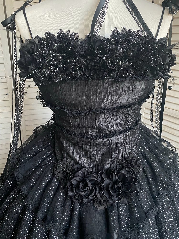 Flowers Accessory Black