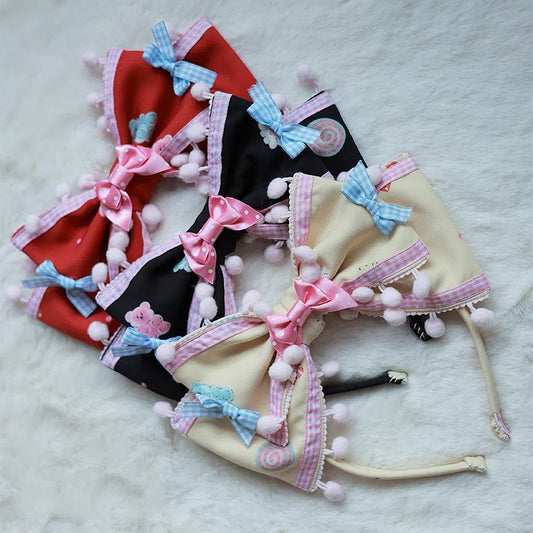 Yellow / KC Bowknot Red Black