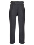 für männliche Steampunk-Dunkelhose, Grau