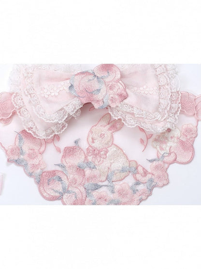 Sweet Rabbit Theme Lolita Apron - Yimu Walnut
