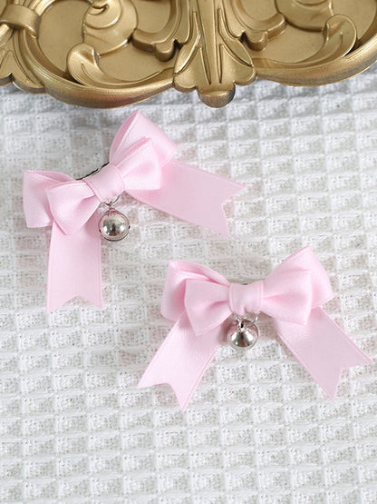 Hairclips Charm with Colors of Bowknot Bell A Pair Cute 14