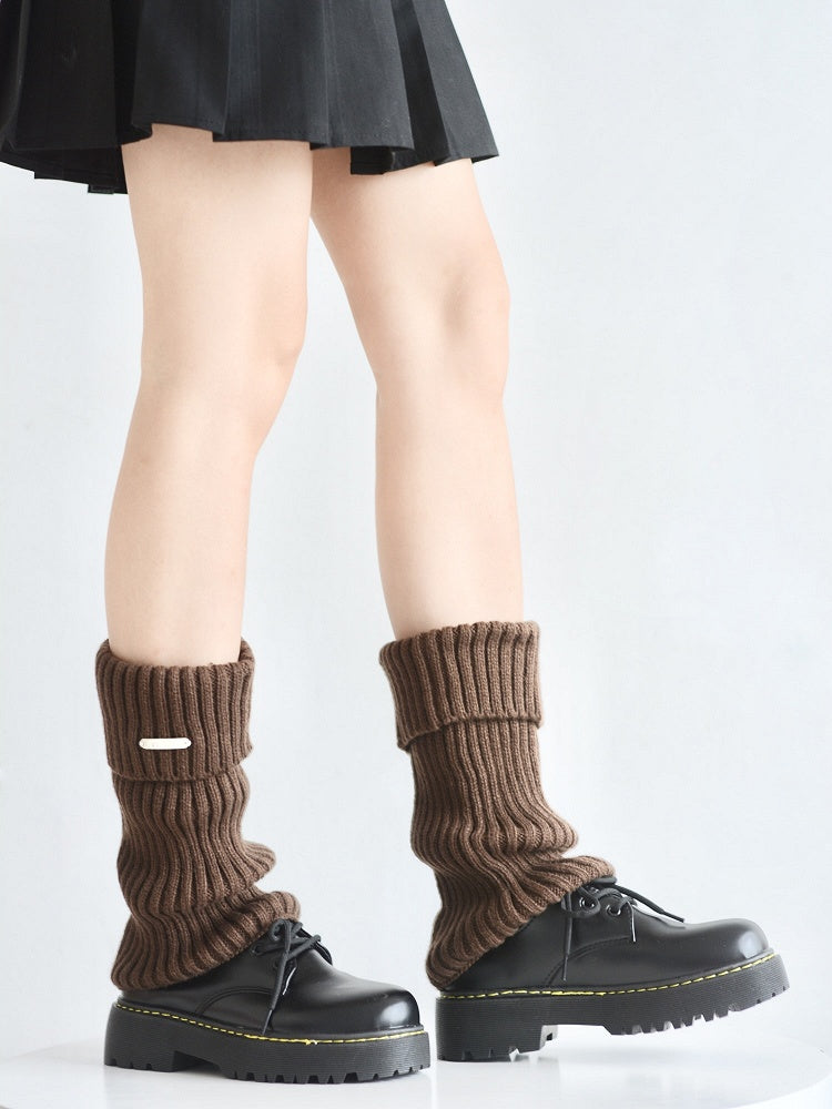 Metal Colors with 6 Warmers Knitted Logo Leg