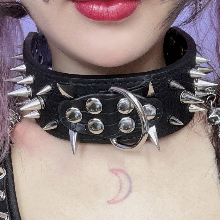 Punk Colors Studs Y2K 3 Choker
