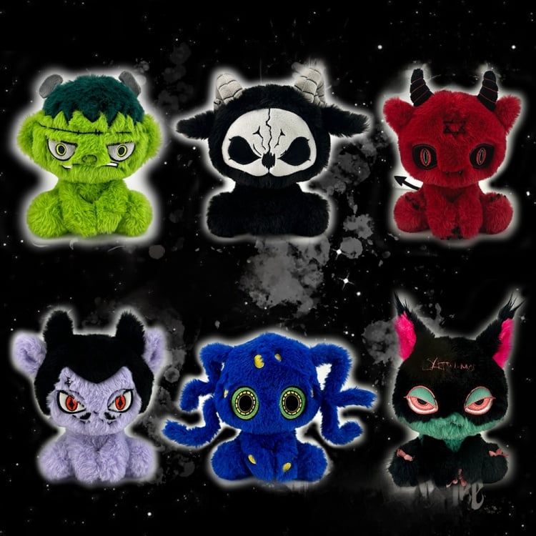 Purple Vampire Gothic Plushie