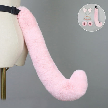 Colors Lolita 5 Tail Furry Fox Color Solid Cute