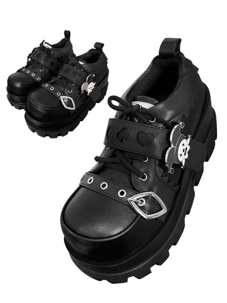 Poker Punk Plateauschuhe Clown