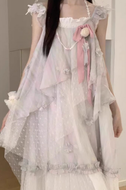 ショートパンツ + ブリス フローラル ノースリーブ トップ ドレス