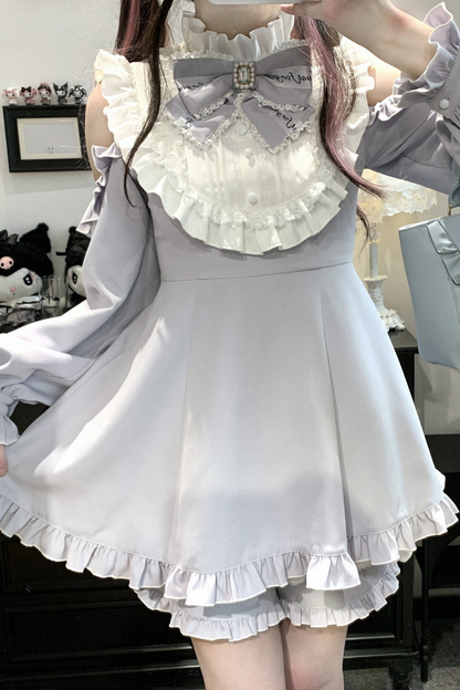 ラッフルプリンセス + オフショルダートップリボンショーツ