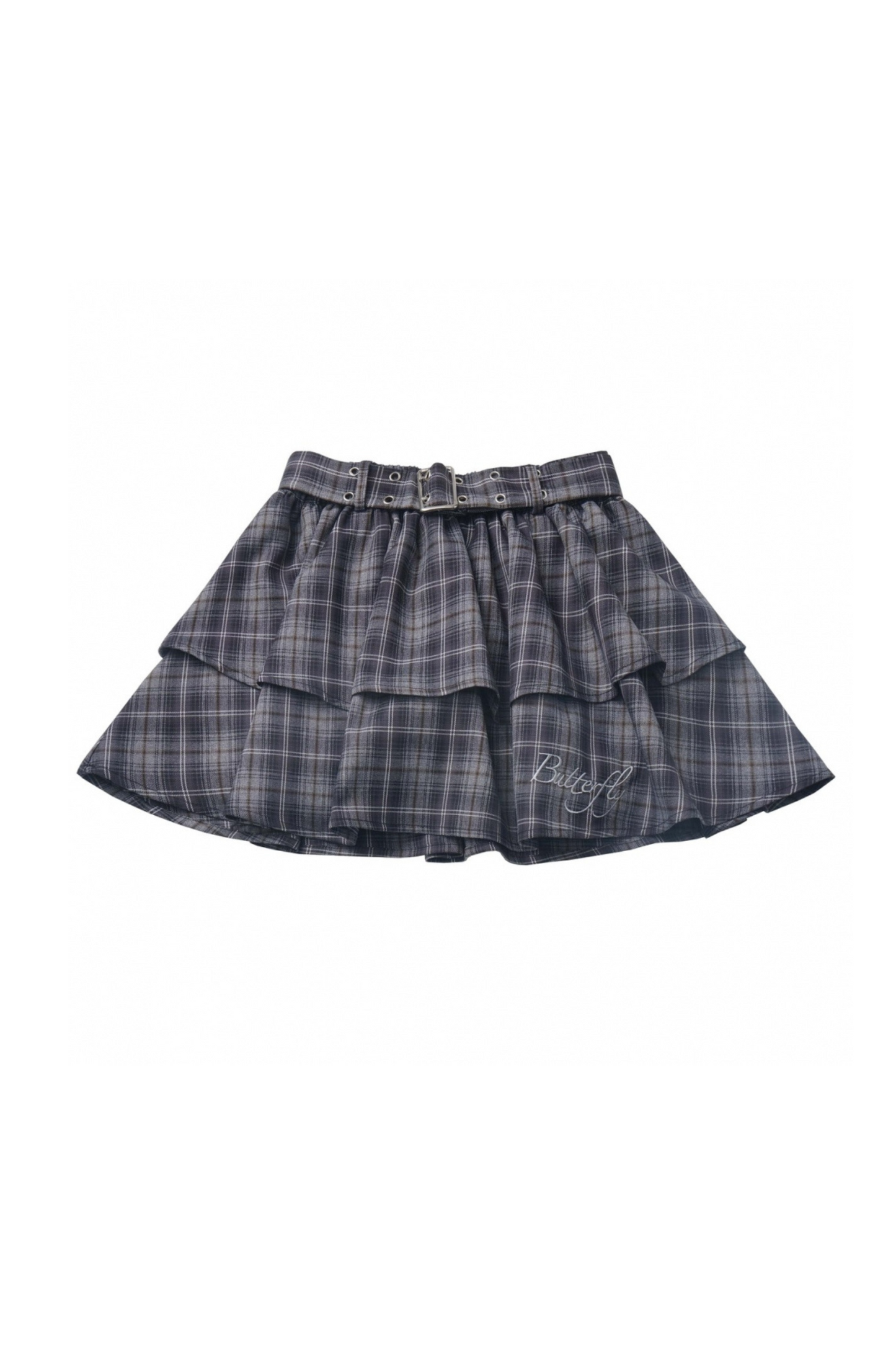 + カレッジショートサスペンダードレス、Bシャツスカート