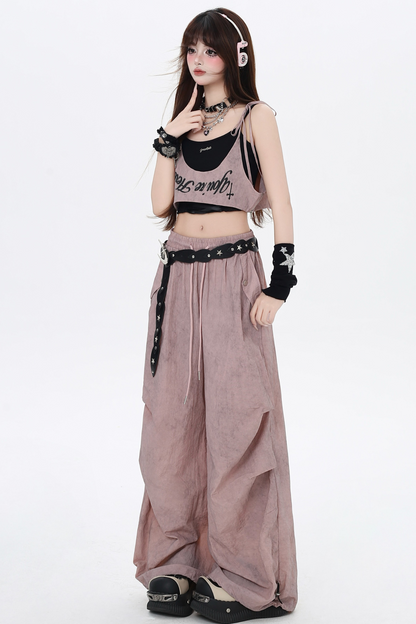 カジュアルパンツ ガールズ ハイスパイスウエスト