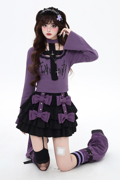 スカートマインダークケーキリボン