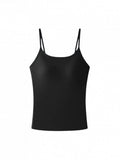 Elastic Cami with Size Plus Black Top Big