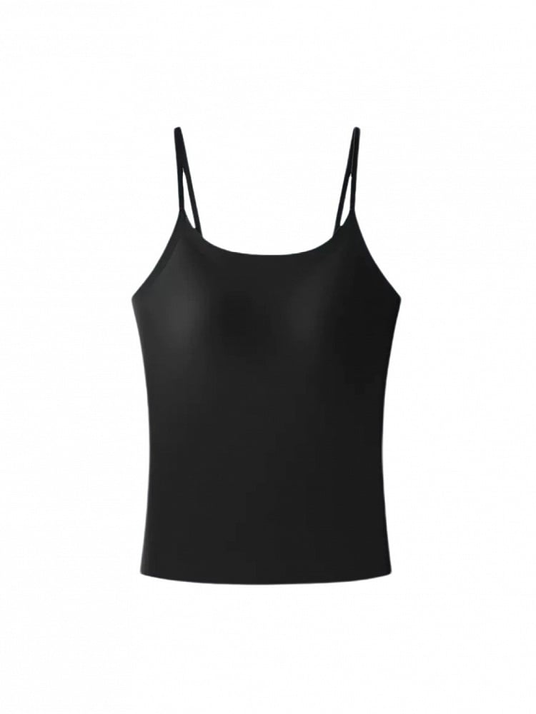 Elastic Cami with Size Plus Black Top Big