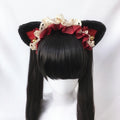 Cat Decorated Bell KC Lace Trim Ear Options 6