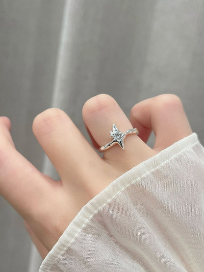 3 Ring Y2K Bittersüße Optionen Stern/Muschel