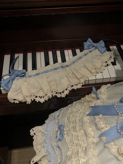 Bowknot Hairband Blue Purple /