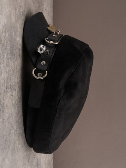 Beret Cross Hat And Details Charm Gothic Bone Black Studs