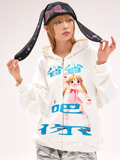 Black Hat Bunny Ear Y2K Design Rhinestone Bow