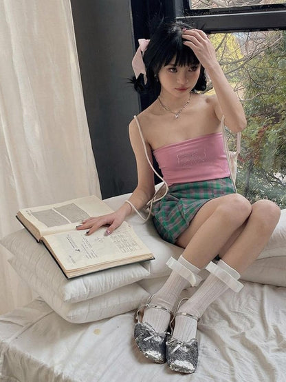 Bowknot Calf Socks Options Details Color 4