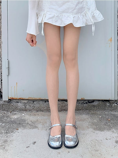 Tights Light Sheer Black/Nude/Black