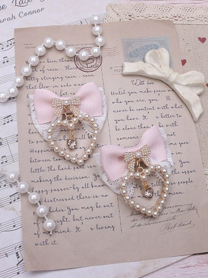 Jirai Bowknot Kei Options Charm Color 8 Hairclip Heart