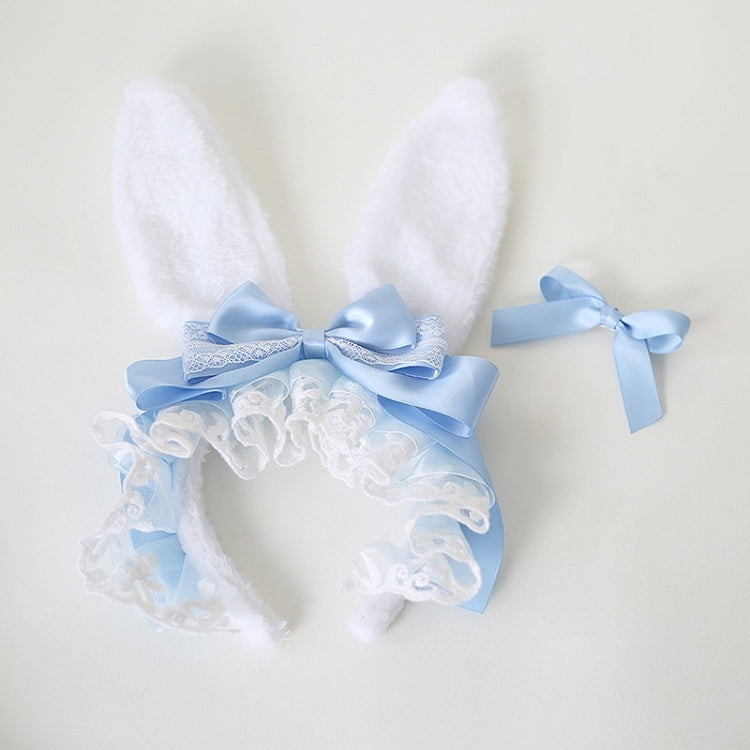 Colors Detachable Small 9 KC Ear Bunny with Bowknots Lolita Sweet Bowknot