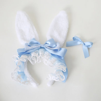 Colors Detachable Small 9 KC Ear Bunny with Bowknots Lolita Sweet Bowknot