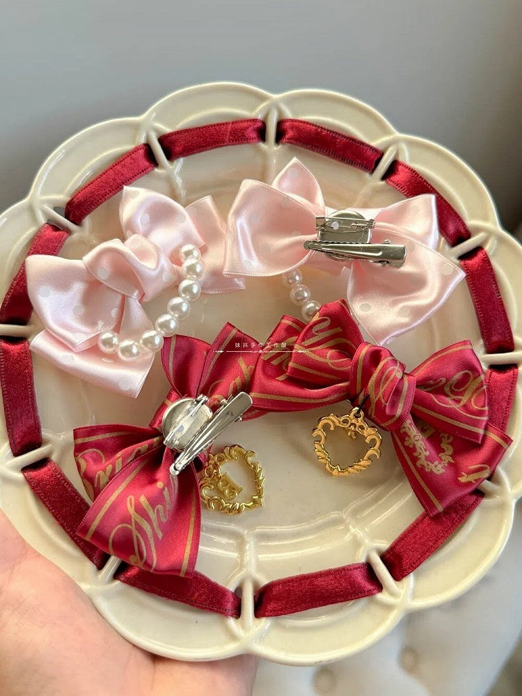 Sweet Lolita Bow Gloves - Decorative Wrist Cuffs in 9 Colors, Kawaii J-Fashion Accessory