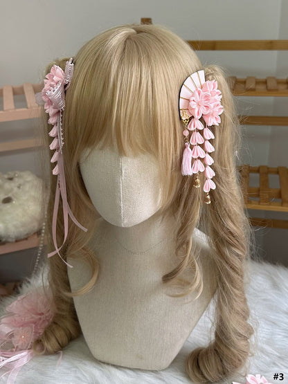 Types Charms Hairclip Cherry Lolita Blossom 4
