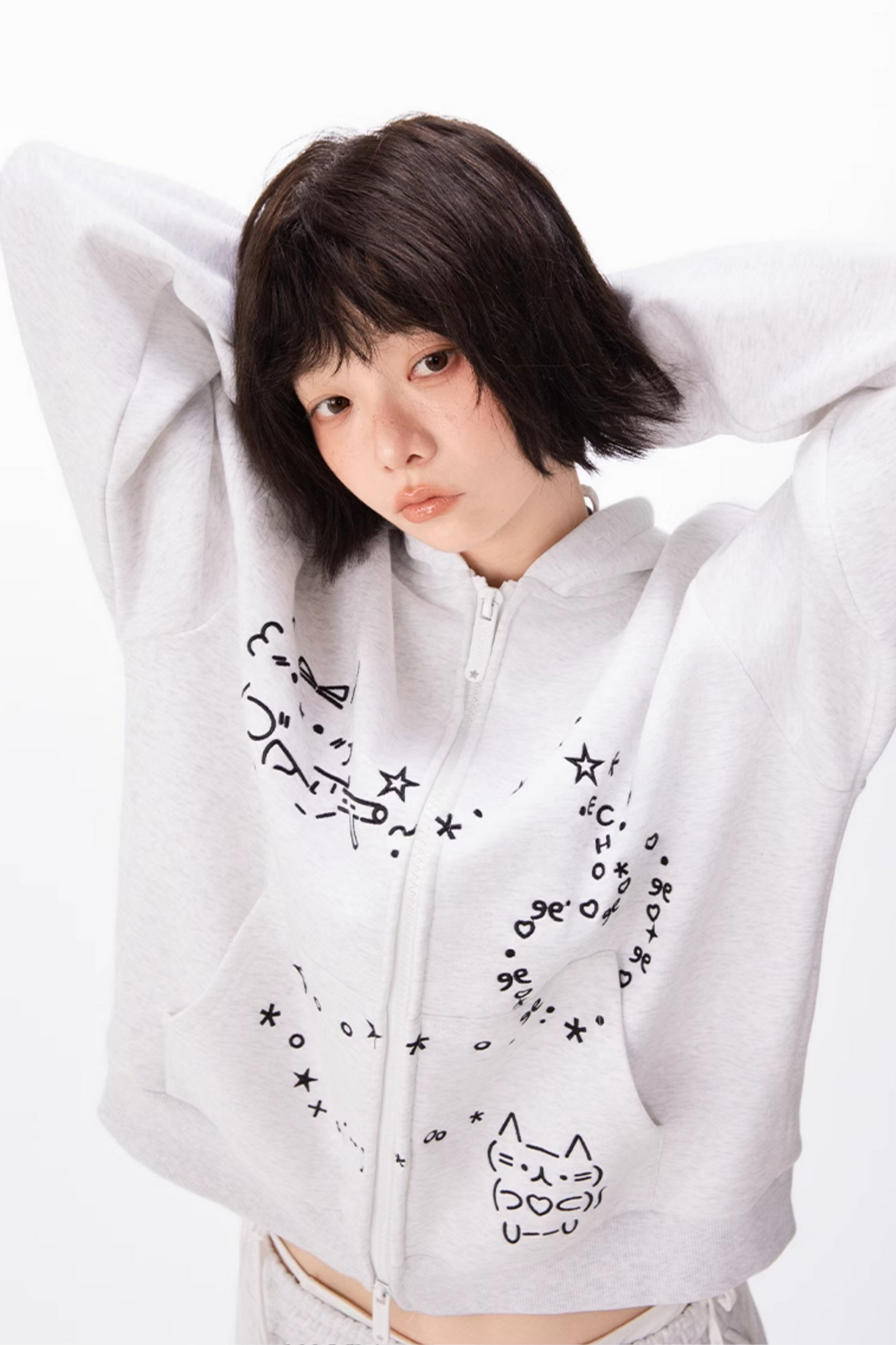 レッグボアフード付き+コンピューターパーカースウェットパンツストレート