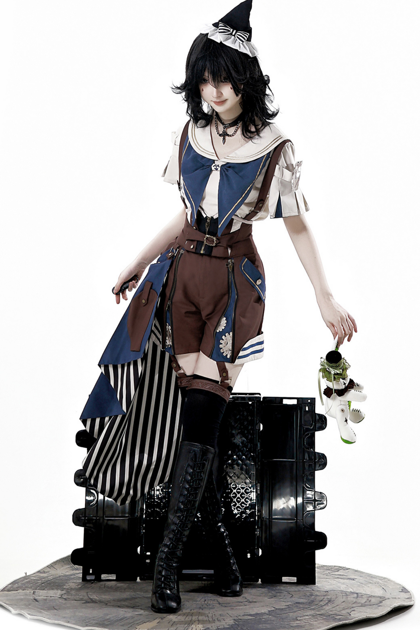 ボーイッシュセットアップスチームパンクプリンス