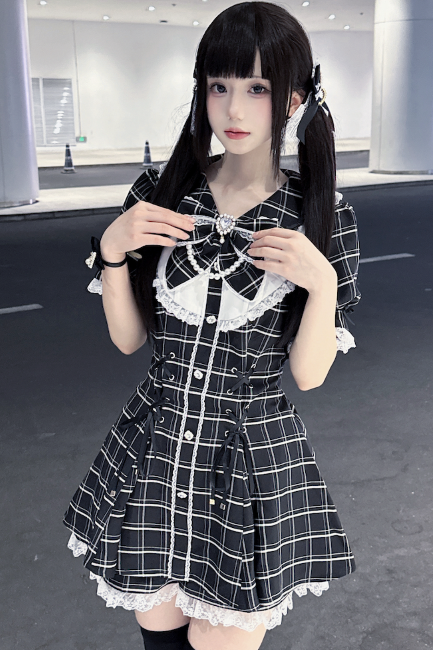 パフパンツインナーリボン＋トップスリーブ