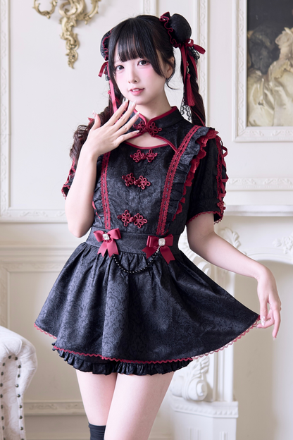 チャイナバンヘアピンペア＋スイートのセットアップ