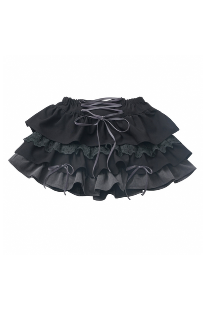 short neck cardigan lace top halter skirt + Vintage