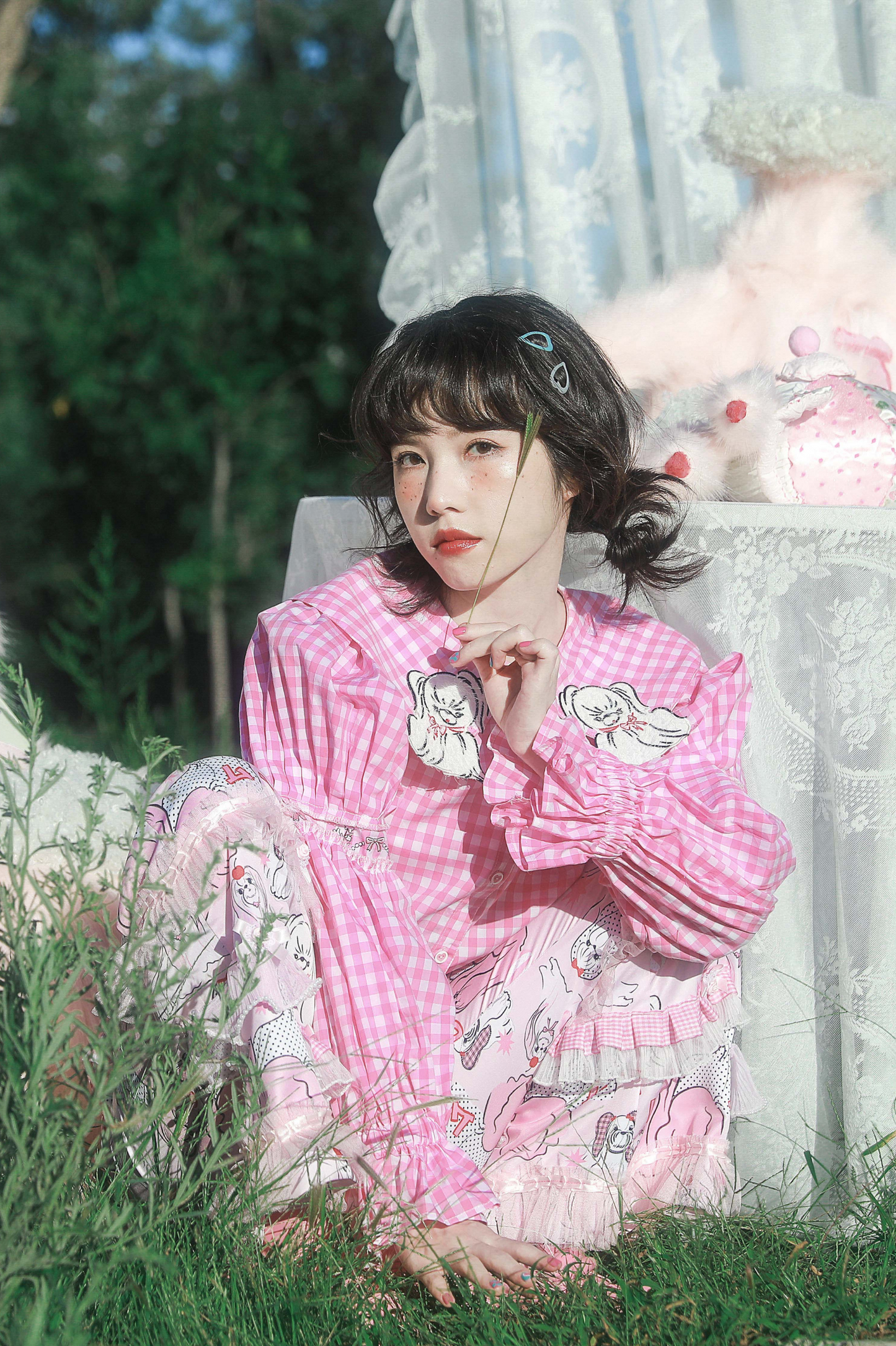 パピースリーブのレトロなロングシャツデザイン