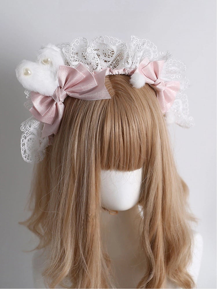 Blush Lace KC Accented White