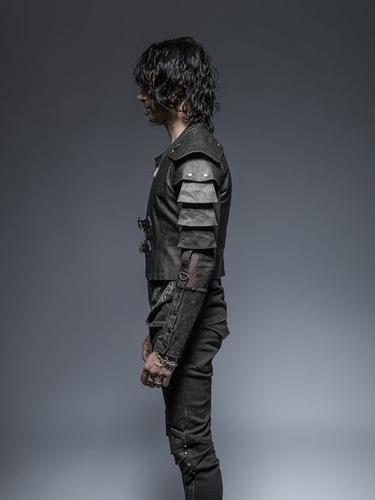 Warrior Short Jacket Black Armor