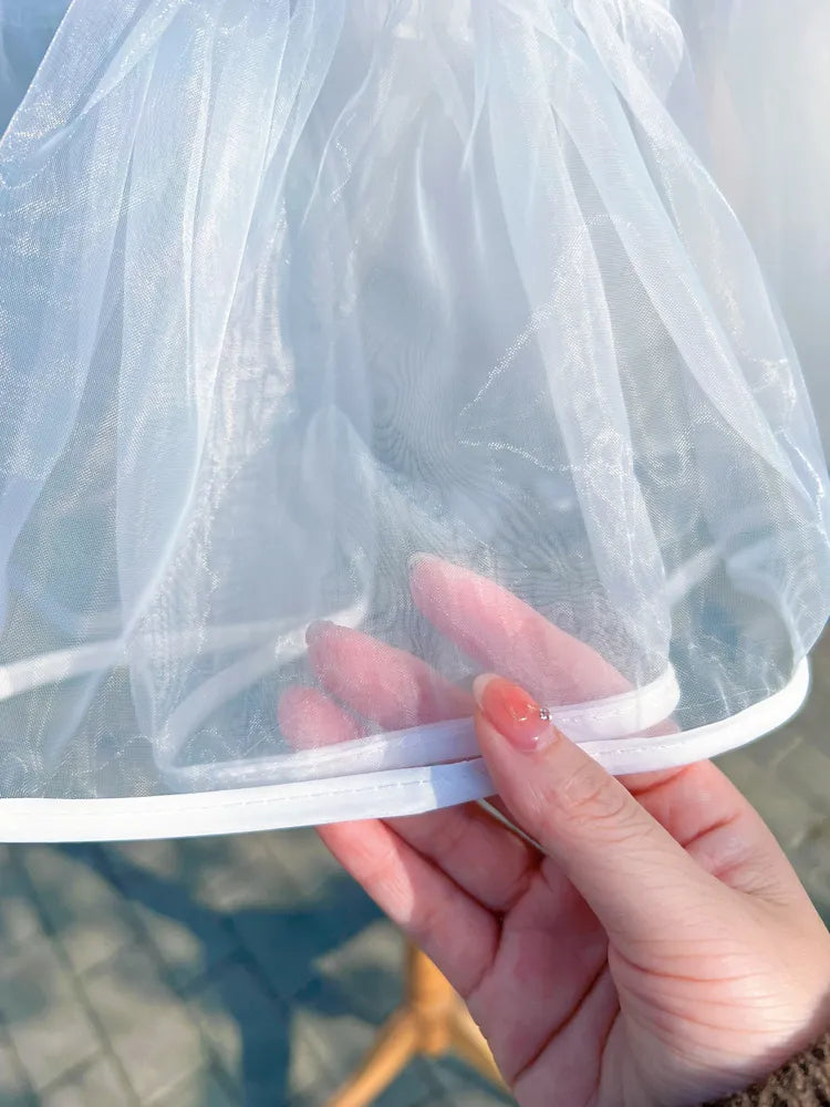 30 cm für 55–85 cm Größe Futter weiß Petticoat Taille Lolita Clearance-Free Bloomers