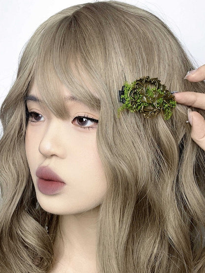 Schmetterling Moss Kei Haarspange Grün Bronze Mori