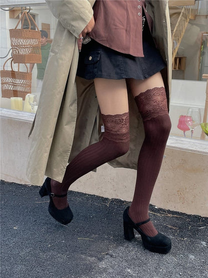 5 Stockings Trim Options Color Lace